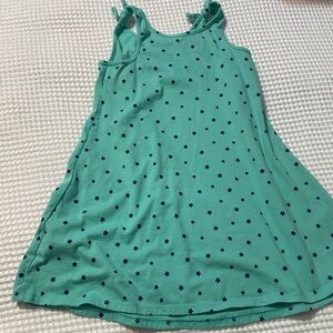 Cat & Jack - Green Star Patterned Dress